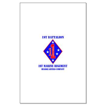 HQC1MR - M01 - 02 - HQ Coy - 1st Marine Regiment with Text - Large Poster